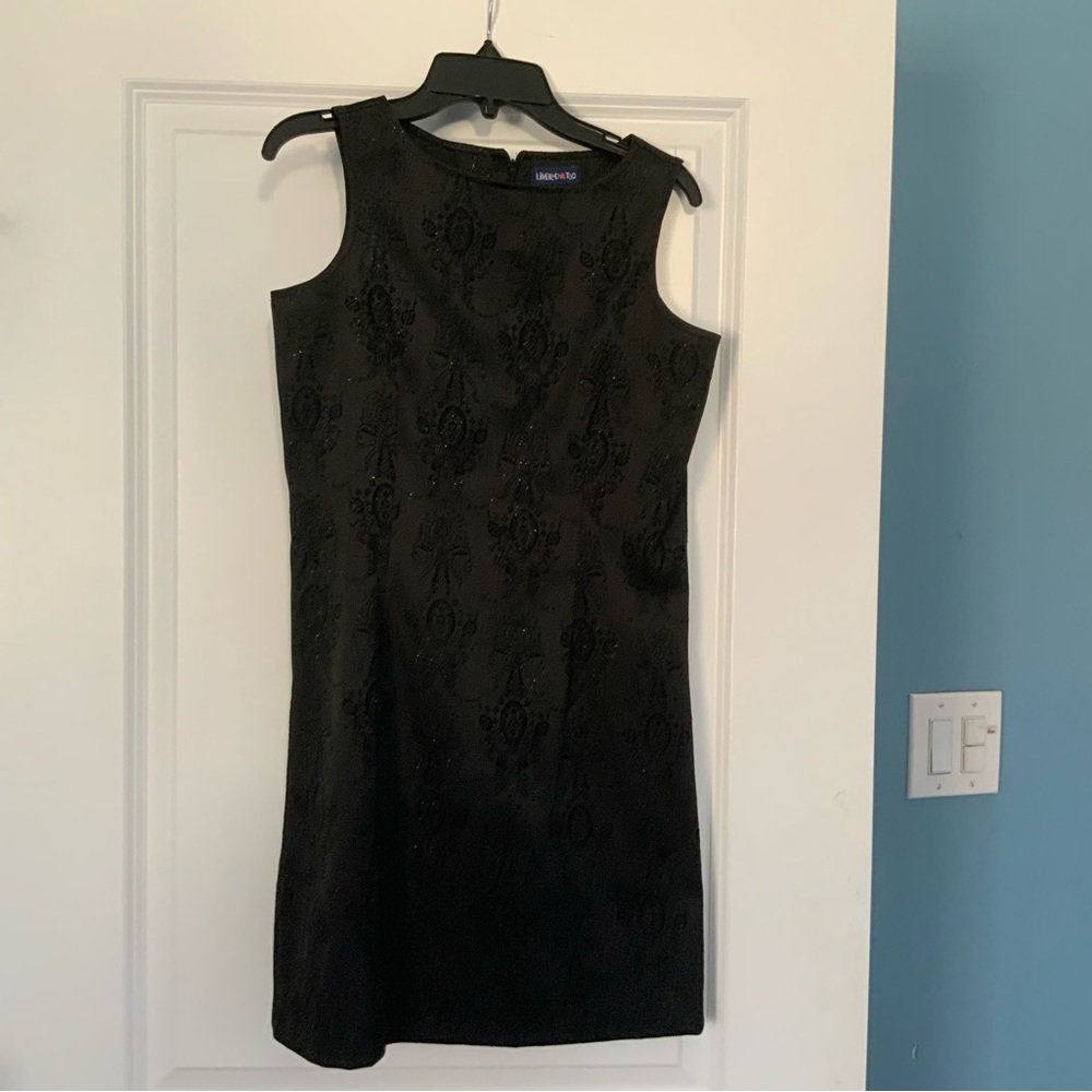 Girls Limited Too size 14 sparkly, black party dress